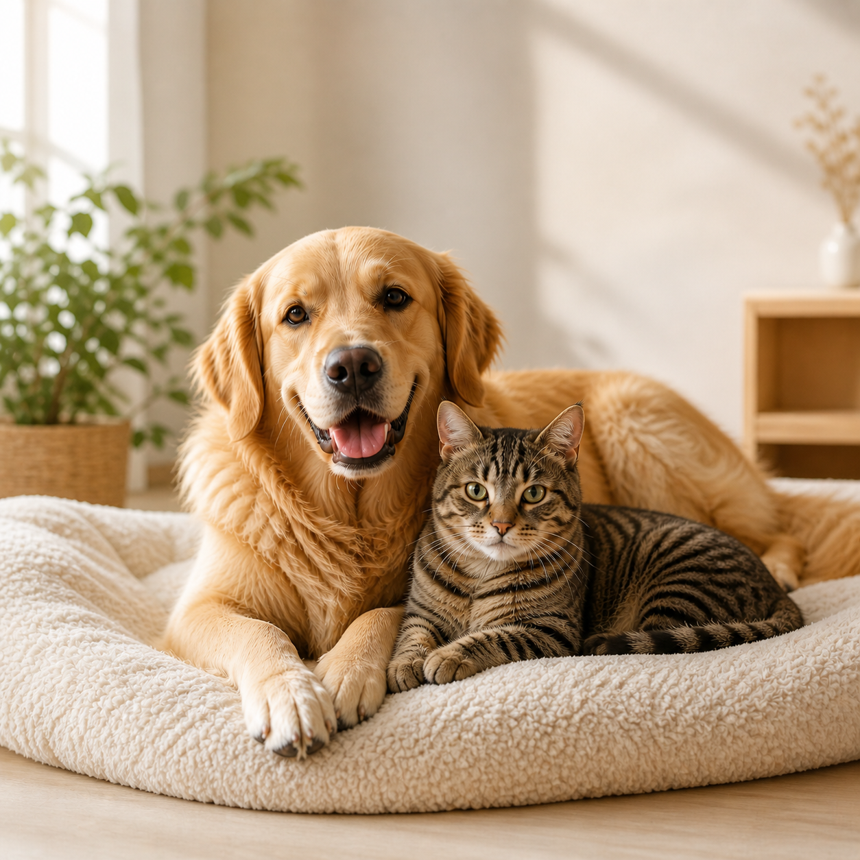 Chien heureux